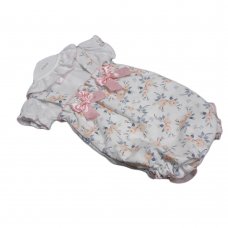 PQ210- Apricot: Baby Girls Luxury 2 Piece Outfit (0-12 Months)